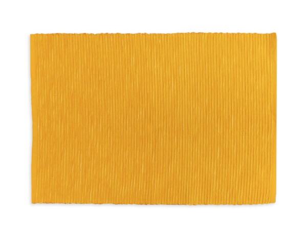 Sander Patzset Breeze, uni, gelb, Fb.03, reine Baumwolle, 35x50 cm